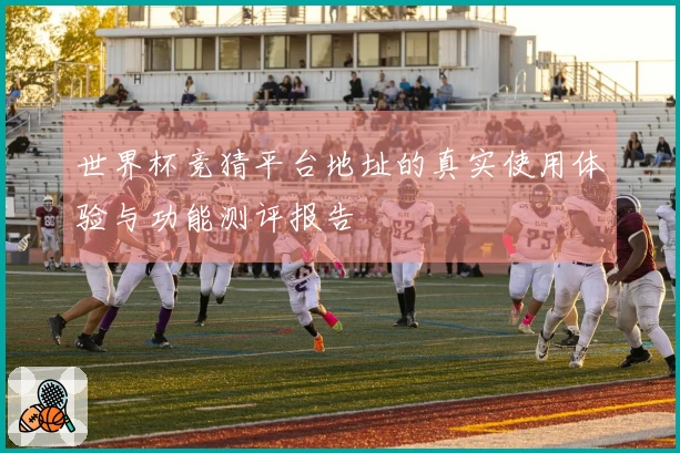 世界杯竞猜平台地址的真实使用体验与功能测评报告